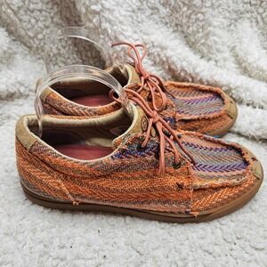 Twisted X Women's Hooey Lopers Casual Slip-on Flats sz 9